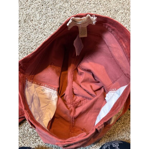 NEW Altar’d State Corduroy Flare Bell Bottoms Stretch Raw Hem High-Rise Jeans 30 - Picture 8 of 10